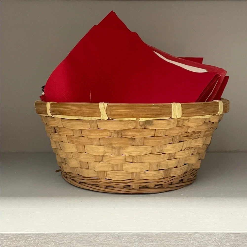 Set of 2 wicket baskets